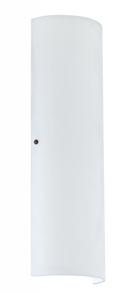Besa Wall Torre 22 Bronze White Matte 2x100W Medium Base