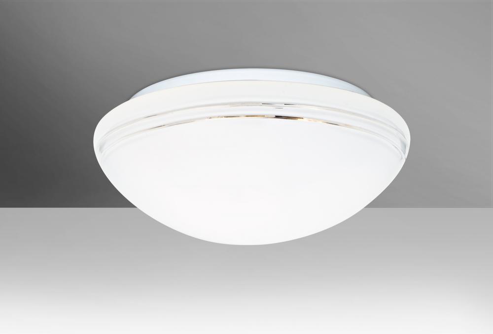 Besa, Bobbi 10 Ceiling, Opal Cut, 2x60W Medium Base