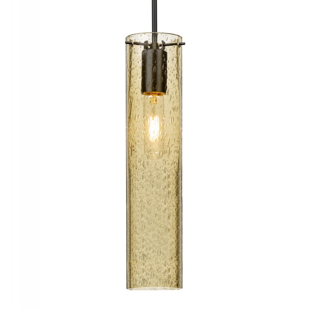Besa, Juni 16 Pendant For Multiport Canopy, Gold Bubble, Black, 1x60W Medium Base