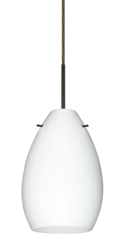 Besa Pendant Pera 6 Bronze Opal Matte 1x50W E12 base