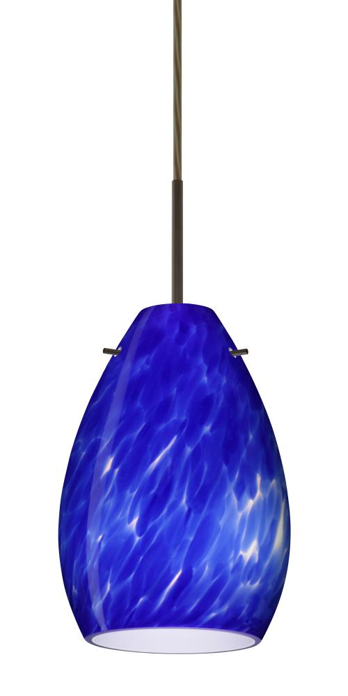 Besa Pendant Pera 6 Bronze Blue Cloud 1x50W E12 base