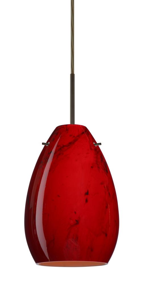 Besa Pendant Pera 6 Bronze Magma 1x50W E12 base