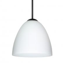 Besa Lighting 1JC-447007-BK - Besa Vila Pendant Black Opal Matte 1x60W Medium Base