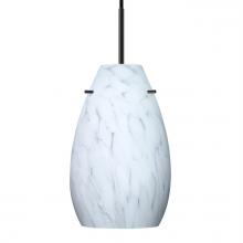Besa Lighting 1JT-412619-BK - Besa Pera 9 Pendant Black Carrera 1x100W Medium Base