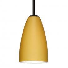 Besa Lighting 1TT-1511VM-BK - Besa Stem Riva 9 Pendant Black Vanilla Matte 1x75W Medium Base