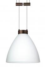 Besa Lighting 1XA-177907-BR - Besa Pendant Mia Bronze Opal Matte 1x50W Halogen