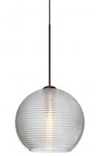 Besa Lighting 1XC-461500-BR - Besa Pendant Kristall 6 Bronze Clear 1xMAX GY6.35 Base