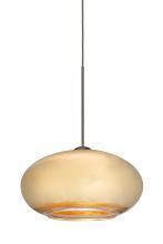 Besa Lighting 1XT-2492GF-BR - Besa Pendant Brio 7 Bronze Gold Foil 1x35W MAX GY6.35 Base