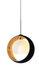 Besa Lighting 1XT-4293GF-BR - Besa Pendant Pogo Bronze Black/Inner Gold 1x35W MAX GY6.35 Base