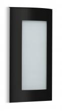 Besa Lighting EXPO16-WA-LED-BK - Besa Expo 16 Outdoor, White Acrylic, Black Finish, 1x16W LED