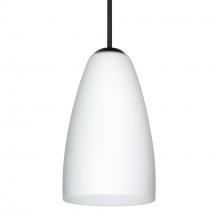 Besa Lighting J-151107-BK - Besa Riva 9 Pendant For Multiport Canopy Black Opal Matte 1x75W Medium Base
