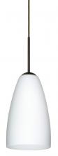 Besa Lighting J-151107-BR - Besa Riva 9 Pendant For Multiport Canopy Bronze Opal Matte 1x75W Medium Base