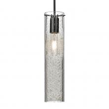 Besa Lighting J-JUNI16CL-BK - Besa, Juni 16 Pendant For Multiport Canopy, Clear Bubble, Black, 1x60W Medium Base
