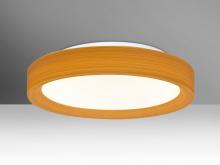 Besa Lighting PELLA16OKC-LED - Besa Pella 16 Ceiling, Oak, 1x30W LED