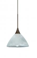 Besa Lighting X-174352-LED-BR - Besa Pendant For Multiport Canopy Domi Bronze Marble 1x3W LED