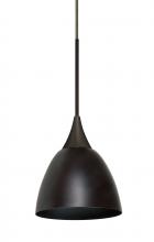 Besa Lighting XP-1858MB-BR - Besa Divi Pendant, Metal Bronze, Bronze, 1x50W MAX GY6.35 Base