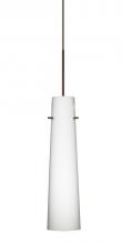 Besa Lighting 1XC-567407-BR - Besa Camino Pendant Bronze Opal Matte 1x50W MAX GY6.35 Base