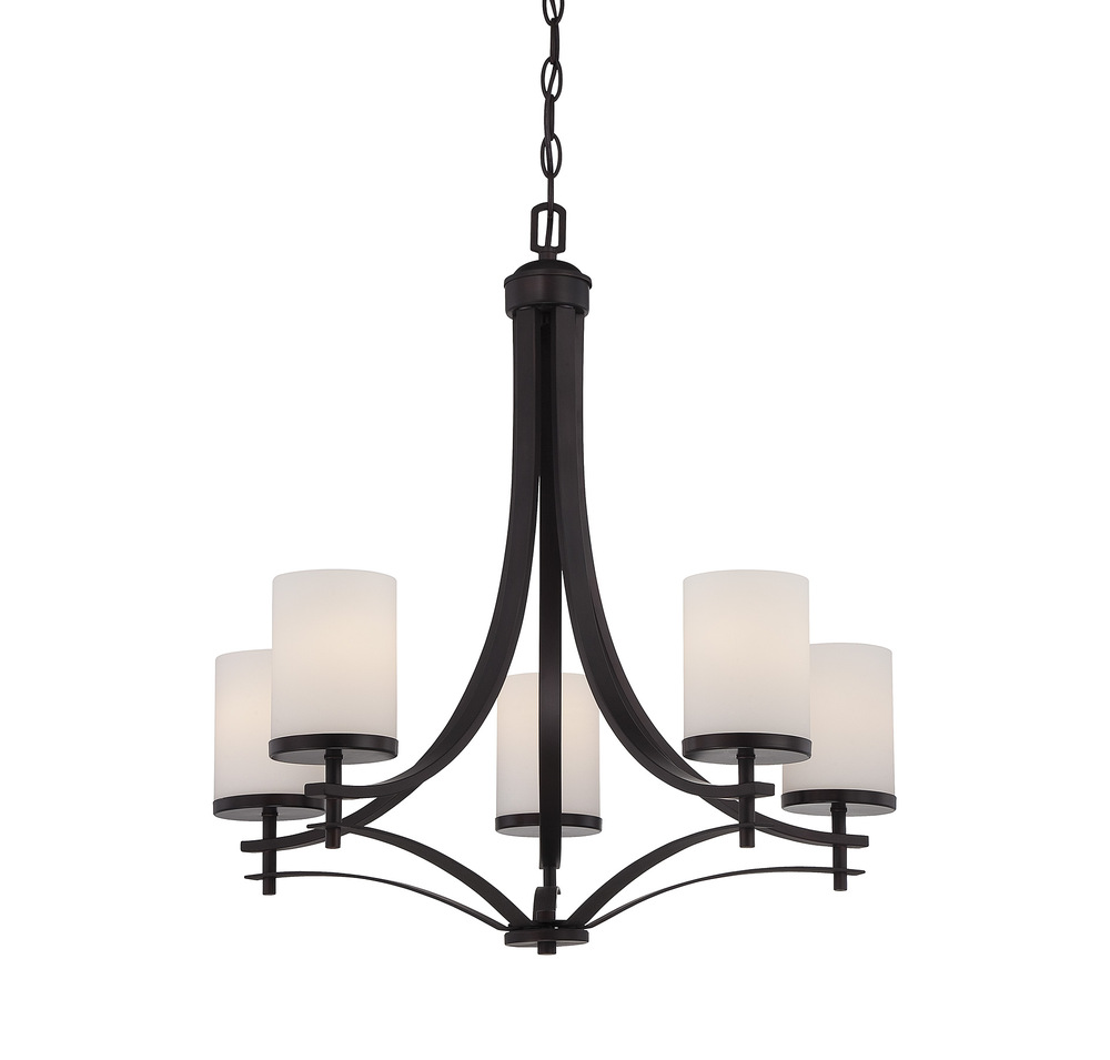 Colton 5-Light Chandelier in English Bronze