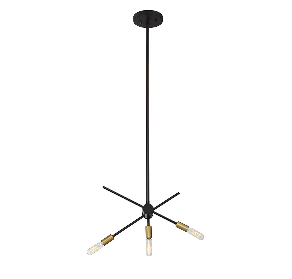 Lyrique 3 Light Chandelier