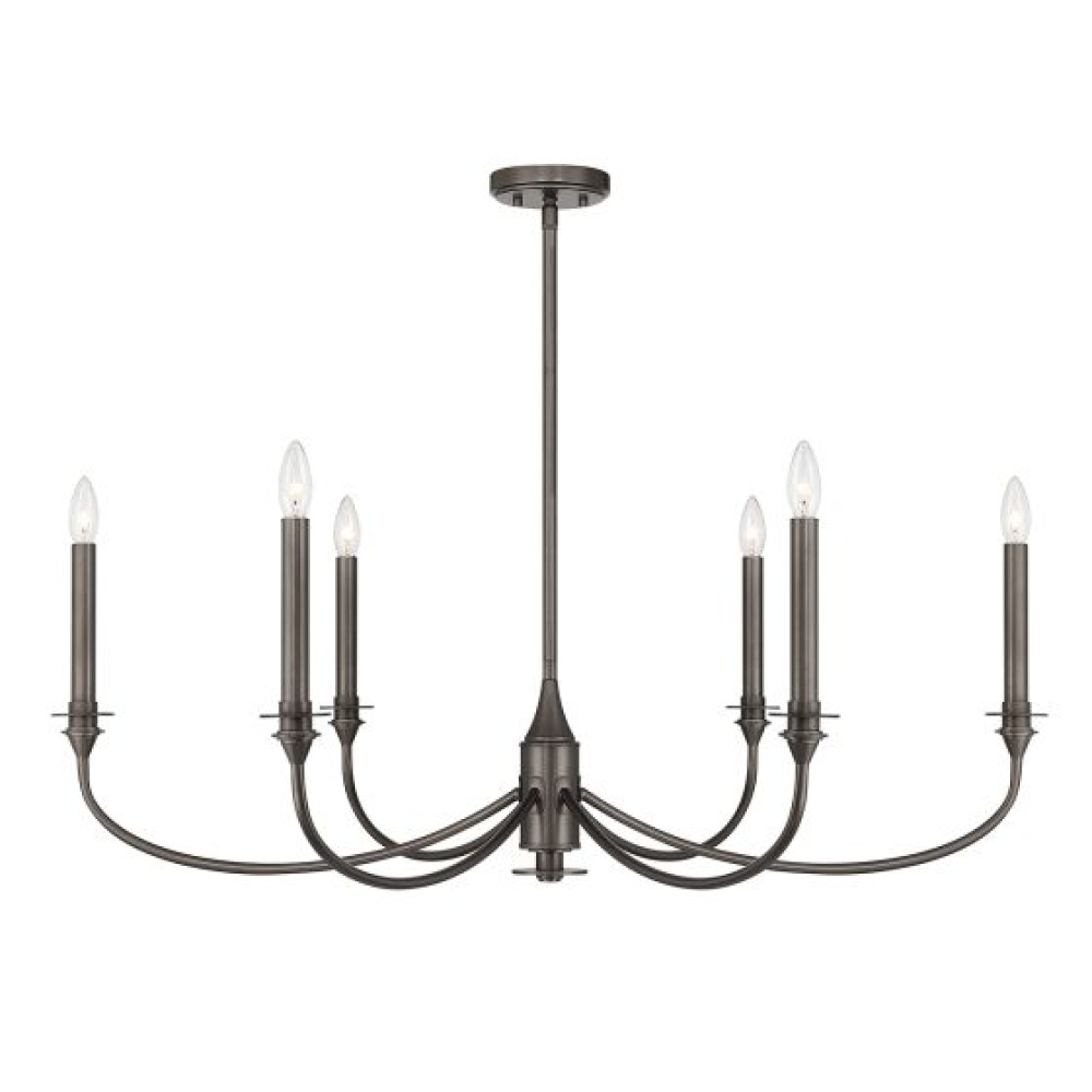 Coventry 6-Light Chandelier in Mediterranean Bronze