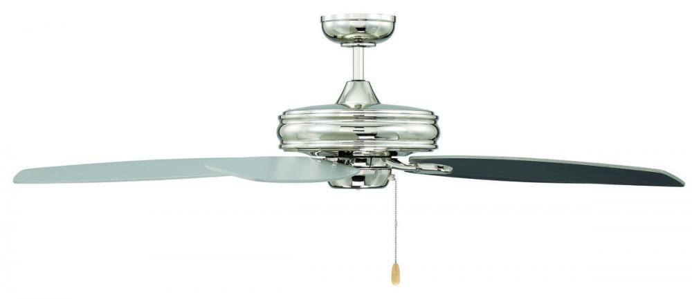 Kentwood 52" Ceiling Fan In Polished Nickel