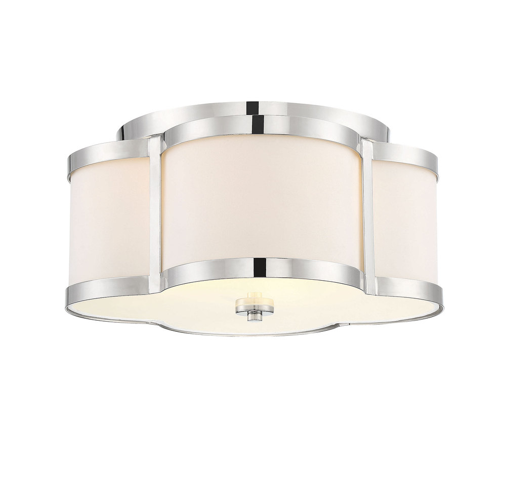 Lacey 3-Light Ceiling Light in Polished Nickel