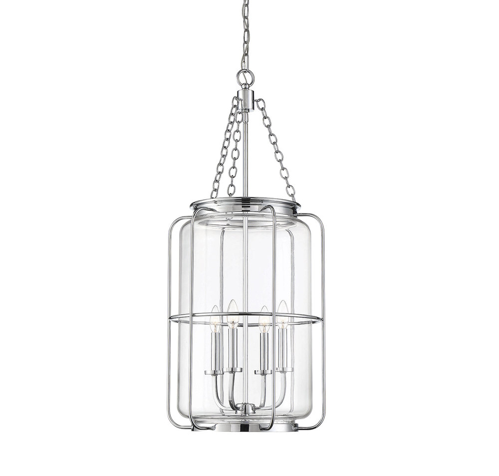 Magnum 4-Light Pendant in Polished Chrome