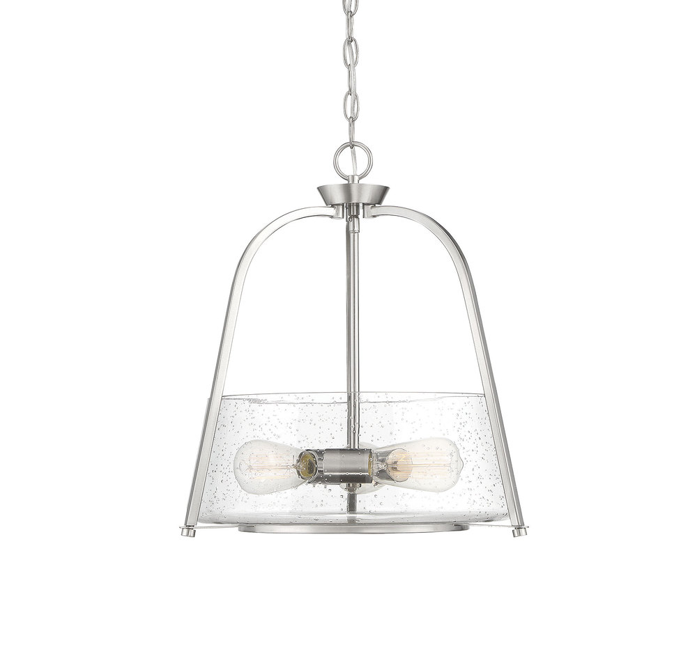 Dash 3 Light Satin Nickel Pendant