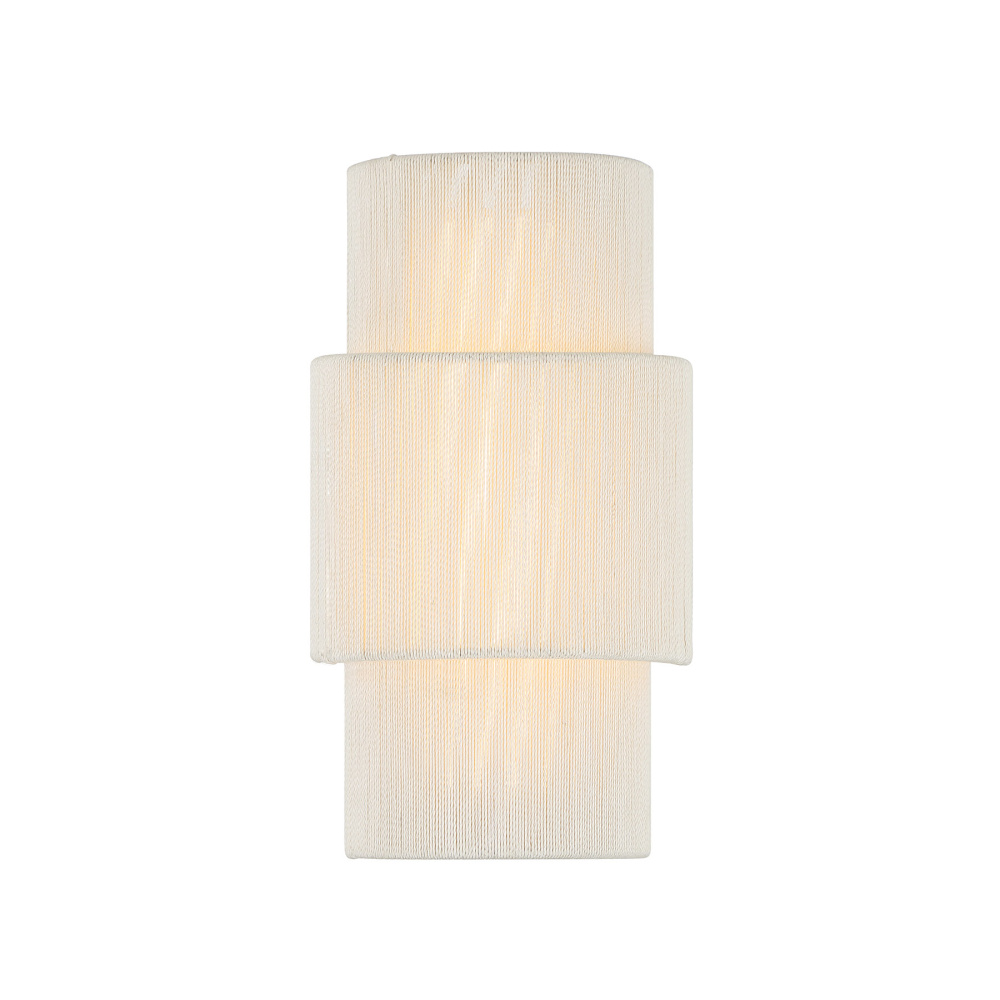 Balthazar LED Wall Sconce in Natural Abaca