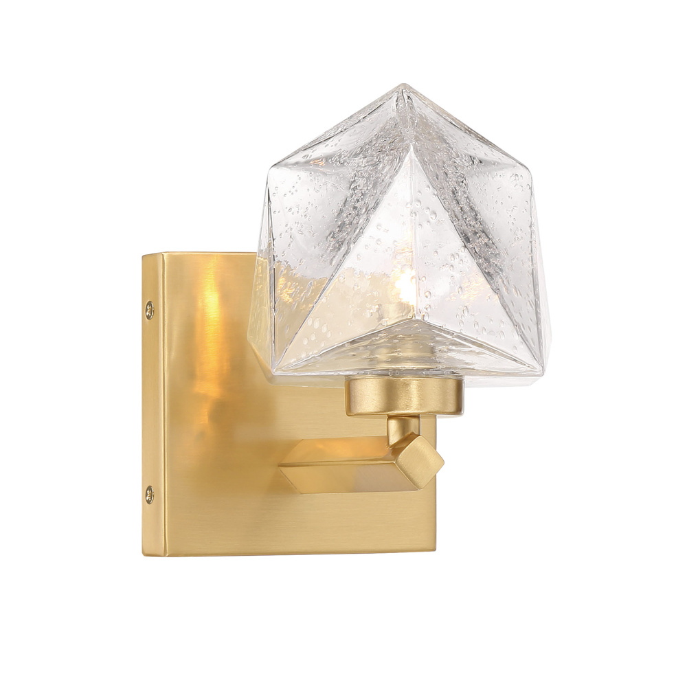 Castello 1-Light Wall Sconce in Warm Brass