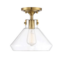 Savoy House 6-9137-1-322 - Walpole 1-Light Ceiling Light in Warm Brass