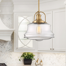 Savoy House 7-5012-1-322 - Garvey 1-Light Pendant in Warm Brass