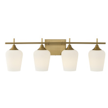 Savoy House 8-6030-4-322 - Octave 4-Light Bathroom Vanity Light in Warm Brass