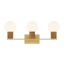 Savoy House 8-4081-3-322 - Jarrell 3-Light Bathroom Vanity Light in Warm Brass