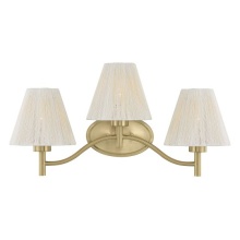 Savoy House 8-6081-3-127 - Rosa 3-Light Bathroom Vanity Light in Noble Brass by Breegan Jane