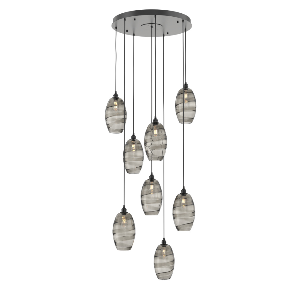 Ellisse Round 8pc Multi-Pendant