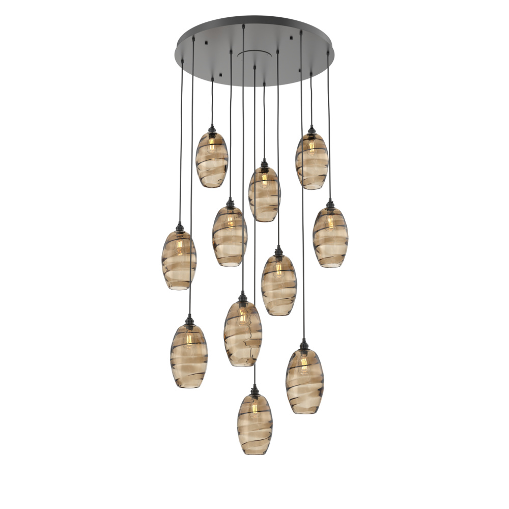 Ellisse Round 11pc Multi-Pendant