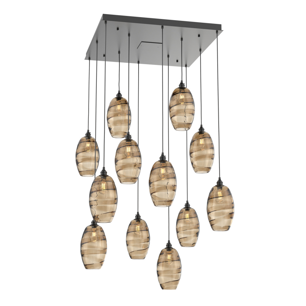 Ellisse Square 12pc Multi-Pendant