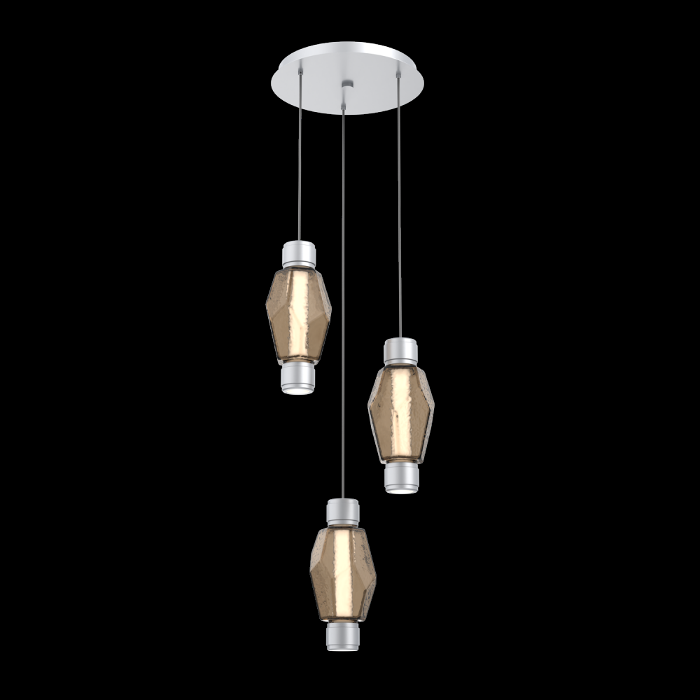 Mandrel Round 3pc Multi-Pendant - Gem