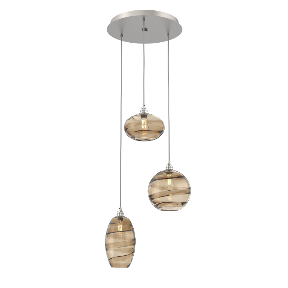 Misto Round 3pc Multi-Pendant