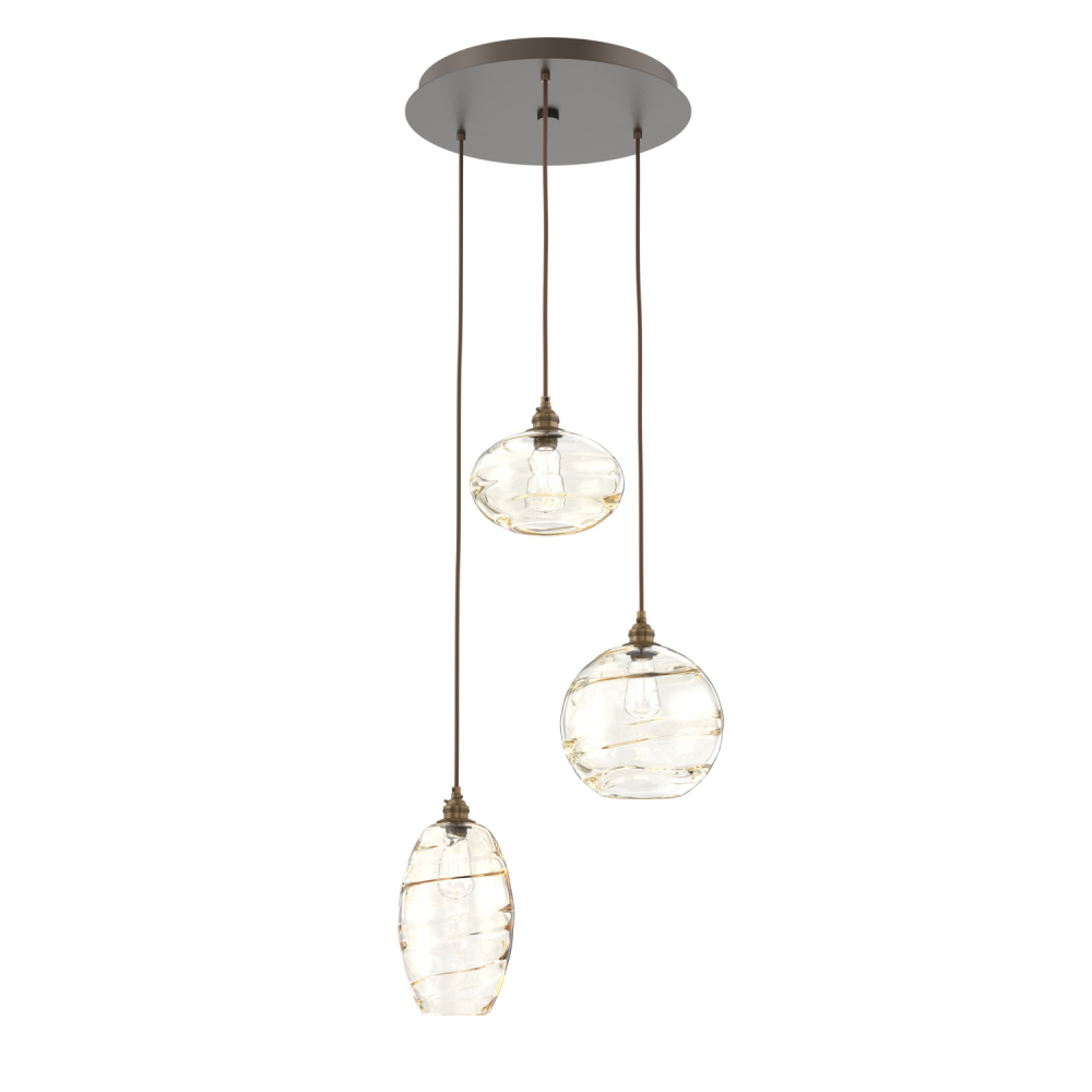 Misto Round 3pc Multi-Pendant