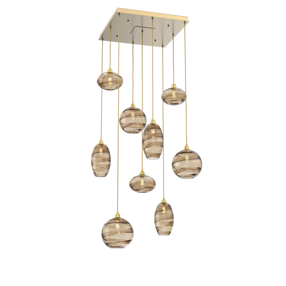 Misto Square 9pc Multi-Pendant