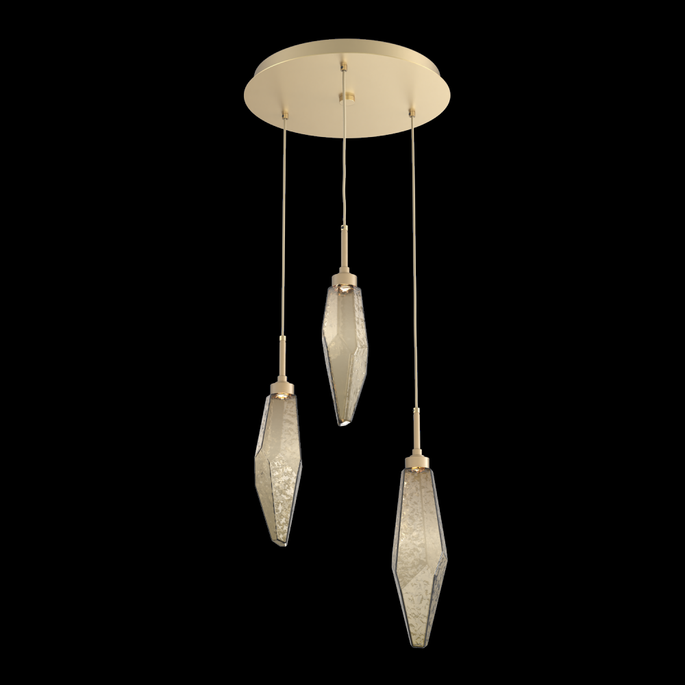 Rock Crystal Round Multi-Pendant - Ready to Ship