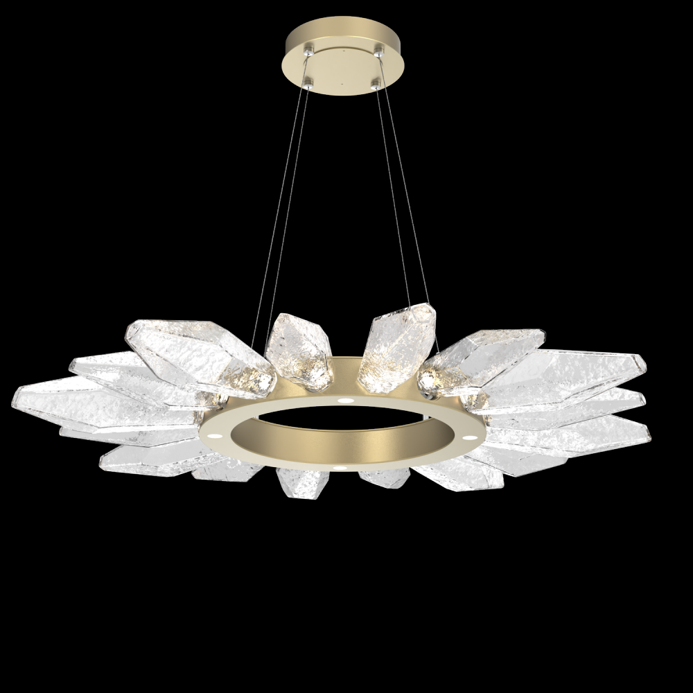 Rock Crystal Radial Ring - 42