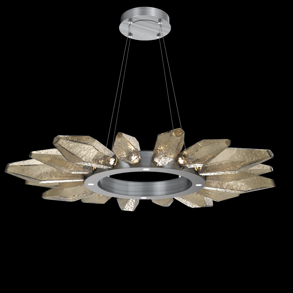 Rock Crystal Radial Ring - 42