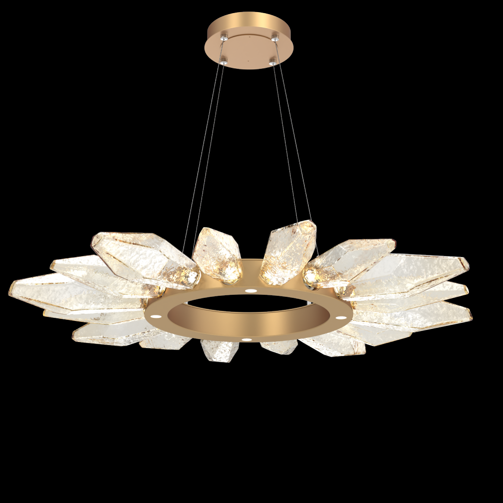 Rock Crystal Radial Ring - 42