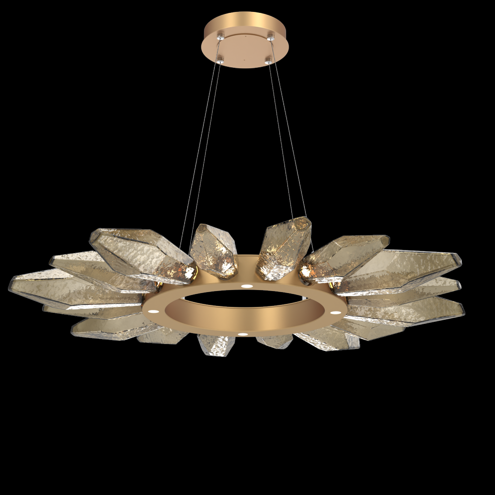 Rock Crystal Radial Ring - 42