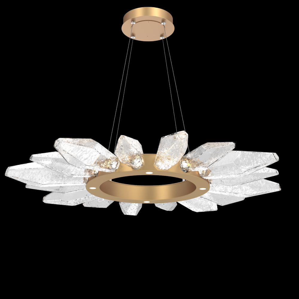 Rock Crystal Radial Ring - 42