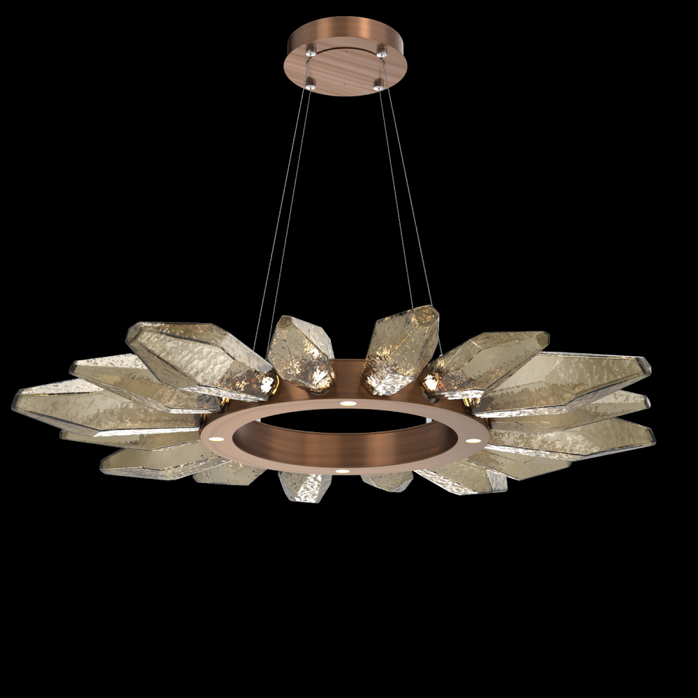 Rock Crystal Radial Ring - 42