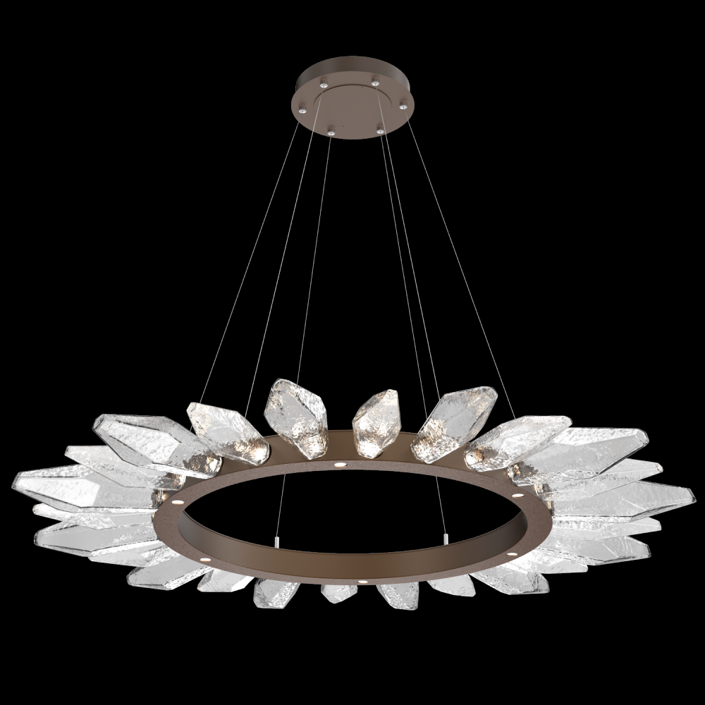 Rock Crystal Radial Ring - 56